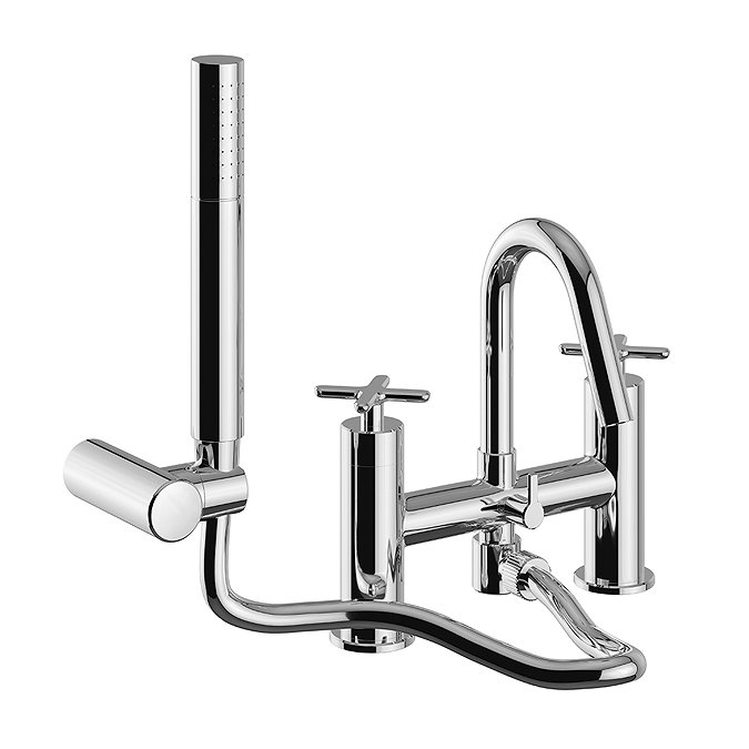 Heritage Salcombe Bath Shower Mixer - Chrome - TSACC02