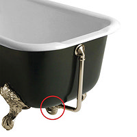 Heritage - Shallow Trap Bath Waste - Vintage Gold - THA15CI Large Image