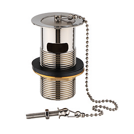 Heritage Slotted Basin Waste - Brushed Nickel