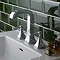 Heritage Somersby 3 Taphole Basin Mixer - TSBC06 Profile Large Image