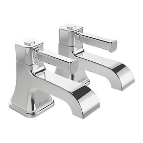 Heritage Somersby Bath Pillar Taps - TSBC01 Large Image