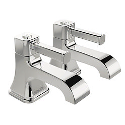 Heritage Somersby Bath Pillar Taps