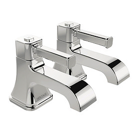 Heritage Somersby Bath Pillar Taps