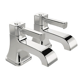 Heritage Somersby Bath Pillar Taps