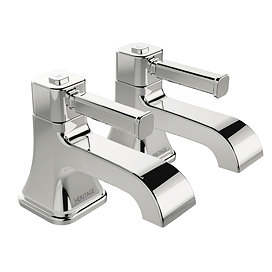 Heritage Somersby Bath Pillar Taps