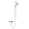 Heritage Somersby Exposed Shower with Deluxe Flexible Riser Kit - Chrome - SSOBDUAL05 Large Image