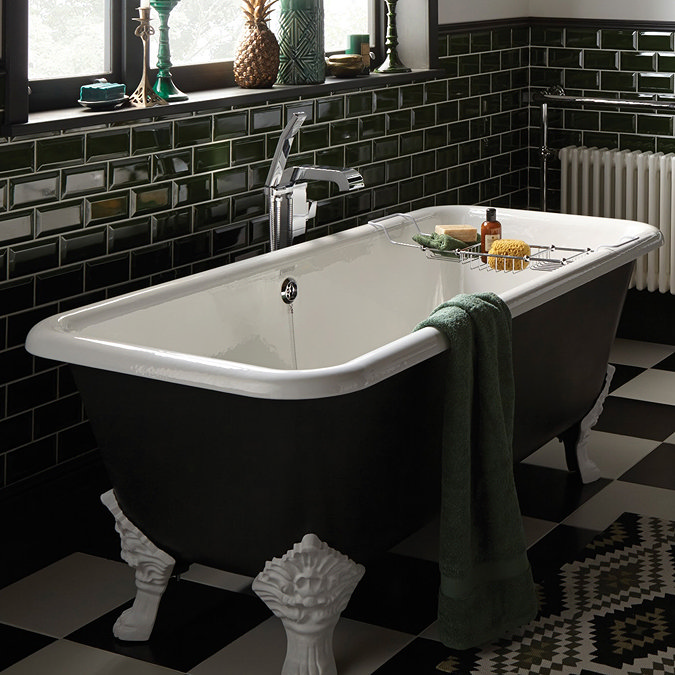 Heritage Somersby Floorstanding Bath Shower Mixer - TSBC171 Profile Large Image