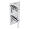 Heritage Somersby Recessed Shower with Deluxe Fixed Head Kit - Chrome - SSOBDUAL02 Profile Large Image