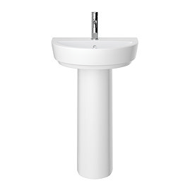 Heritage Stamford 560mm Basin + Full Pedestal