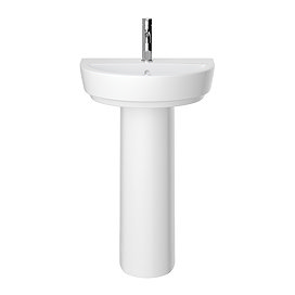Heritage Stamford 560mm Basin + Full Pedestal