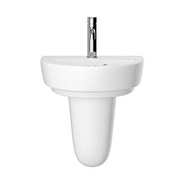 Heritage Stamford 560mm Basin + Semi Pedestal