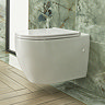Heritage Stamford Rimless Wall Hung Toilet + Soft Close Seat