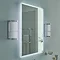 Heritage Stanmer 600 x 800mm Illuminated Rectangle Mirror with Demister Pad - MSTNF6080 Large Image