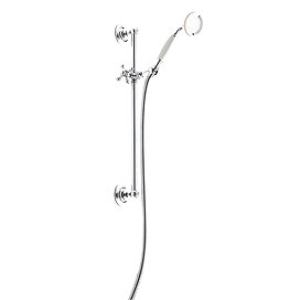 Heritage - Traditional Flexible Shower Kit - Chrome - STC04 Large Image