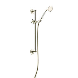 Heritage - Traditional Flexible Shower Kit - Vintage Gold - STA04 Medium Image