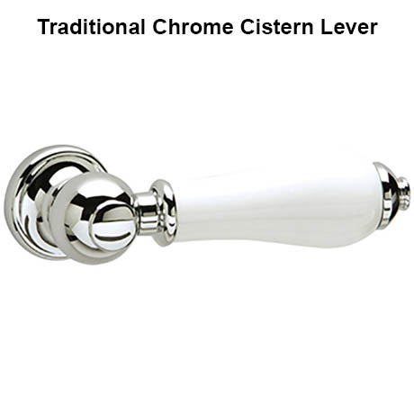 Heritage Wynwood Close Coupled Standard Height WC & Cistern - Various Lever Options Feature Large I