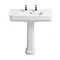 Heritage Wynwood 800mm Large Basin & Pedestal - Various Tap Hole Options Large Image