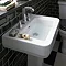 Heritage Wynwood Standard Basin & Pedestal - Various Tap Hole Options Profile Large Image