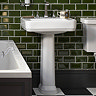 Heritage Wynwood Standard Basin & Pedestal - Various Tap Hole Options Feature Large Image
