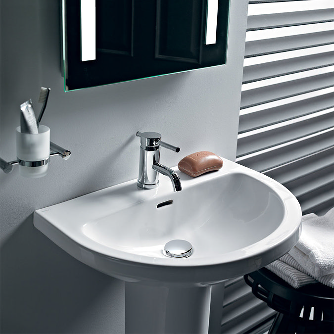 Heritage Zaar 60cm 1TH Basin - PZW061 Profile Large Image