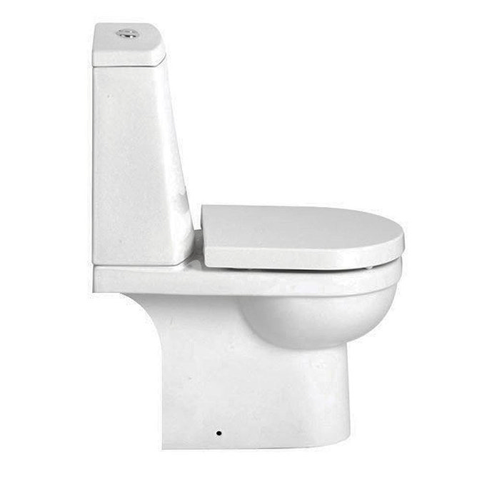 Heritage Zaar Open Back Toilet with Soft Close Seat Standard Large Image