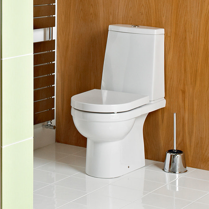 Heritage Zaar Open Back Toilet with Soft Close Seat Feature Large Image