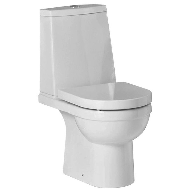 Heritage Zaar Open Back Toilet with Soft Close Seat Large Image