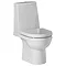 Heritage Zaar Open Back Toilet with Soft Close Seat Large Image