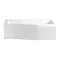 Heritage Zaar Space Saving Bath & White Front Panel Large Image