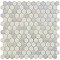 Hex White Mosaic Tile Sheet - 301 x 297mm  Profile Large Image