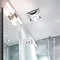 HIB Air-Star Bathroom Ceiling Fan with LED Lights - Matt Silver - 32100  Profile Large Image