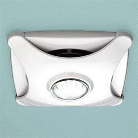 HIB Air-Star Bathroom Ceiling Fan with LED Lights - White - 31900 Medium Image