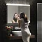 HIB Apex 100 LED Illuminated Mirror Cabinet - 47300  In Bathroom Large Image