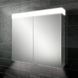 HIB Apex 100 LED Illuminated Mirror Cabinet - 47300 Medium Image