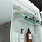 HIB Apex 50 LED Illuminated Mirror Cabinet - 47000 Profile Large Image