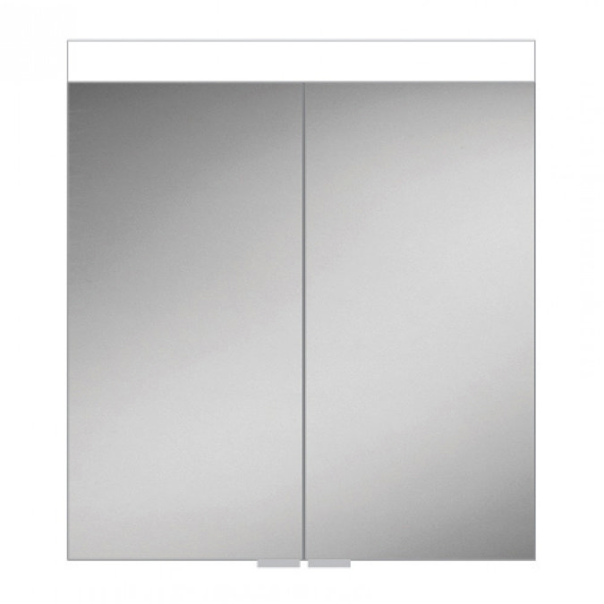 HIB Apex 60 LED Illuminated Mirror Cabinet - 47100  In Bathroom Large Image