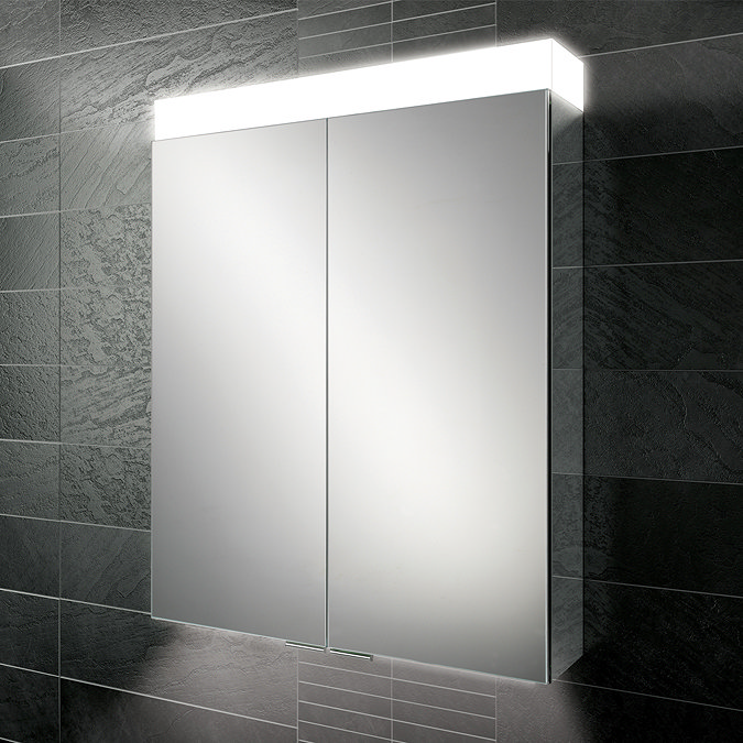 HIB Apex 60 LED Illuminated Mirror Cabinet - 47100 Large Image