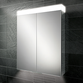 HIB Apex 60 LED Illuminated Mirror Cabinet - 47100 Large Image