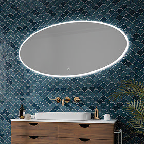 HIB Arena 120 LED Ambient Oval Mirror - 79531200 Large Image