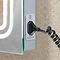 HIB Ariel LED Mirror with Charging Socket - 77470000 Profile Large Image