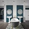 HIB Arte 60 Circular Bathroom Mirror - 79480000 Profile Large Image