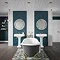 HIB Arte 80 Circular Bathroom Mirror - 79490000 Feature Large Image
