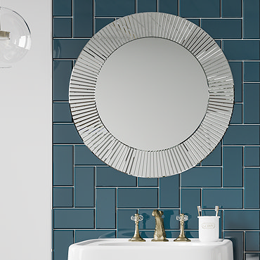 HIB Arte 80 Circular Bathroom Mirror - 79490000  Profile Large Image