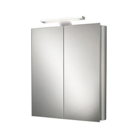 HIB Atomic LED Aluminium Mirror Cabinet - 42700  Standard Large Image