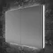 HIB Atrium 80 Semi-Recessed LED Aluminium Mirror Cabinet