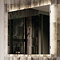 HIB Atrium 80 Semi-Recessed LED Aluminium Mirror Cabinet