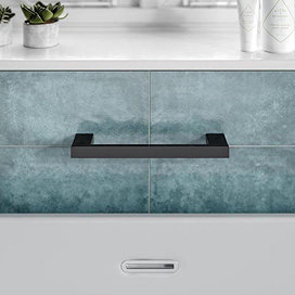 HIB Atto Black Square Grab Bar