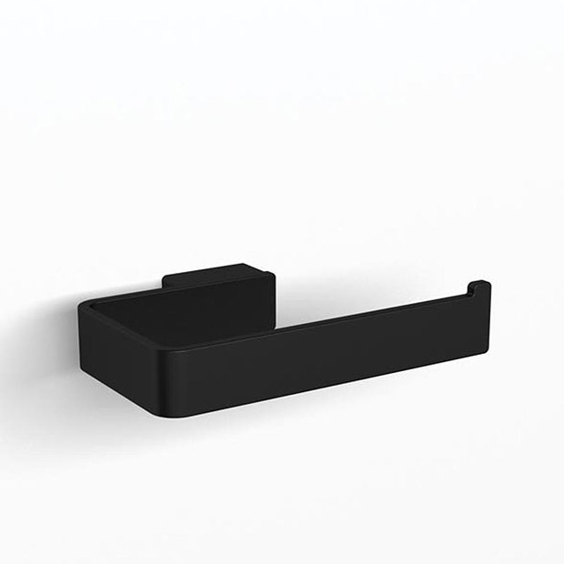 HIB Atto Black Toilet Roll Holder