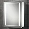 HIB Austin LED Gloss White Mirror Cabinet - 9101900 Large Image