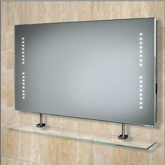 HIB - Aztec LED Mirror with Shaving Socket - 73105300 Large Image